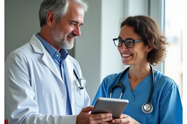 Doctor and patient discussing health, representing preventive care.